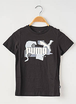 T-shirt noir PUMA pour garçon
