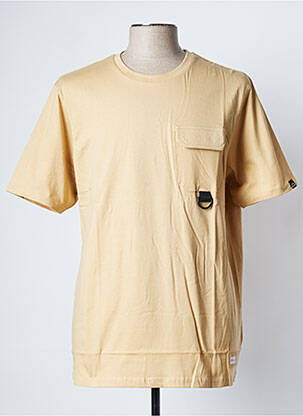 T-shirt col rond beige ELLESSE homme