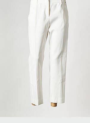 Pantalon droit blanc IKKS pour femme