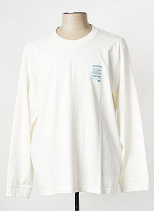 T-shirt blanc NUDIE JEANS CO pour homme