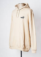 Sweat-shirt à capuche beige PUMA pour homme seconde vue
