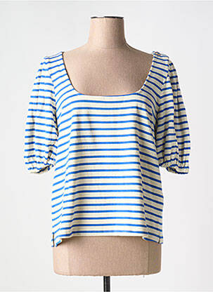 T-shirt bleu GRACE & MILA pour femme