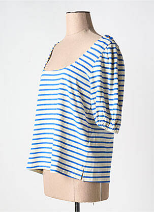 T-shirt bleu GRACE & MILA femme
