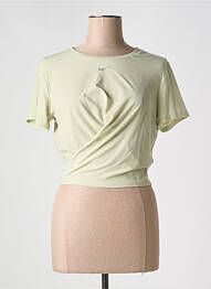 T-shirt col rond vert NIKE femme