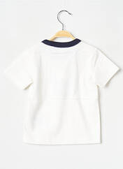 T-shirt blanc PETIT BATEAU pour garçon seconde vue