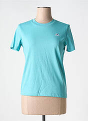 T-shirt bleu CHAMPION pour femme seconde vue
