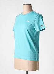 T-shirt bleu CHAMPION pour femme seconde vue