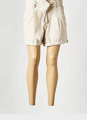 Short beige B.YOUNG pour femme