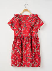 Robe mi-longue rouge PETIT BATEAU pour fille seconde vue
