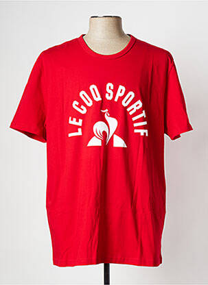 T-shirt col rond rouge LE COQ SPORTIF homme