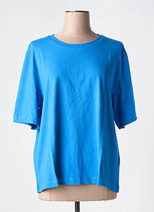T-shirt col rond bleu B.YOUNG femme