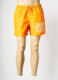 Short de bain orange CALVIN KLEIN homme