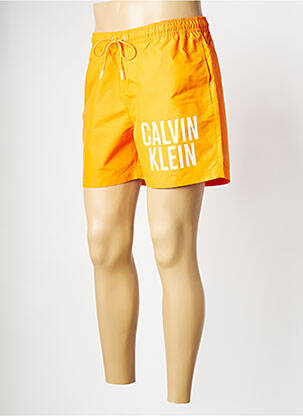 Short de bain orange CALVIN KLEIN homme