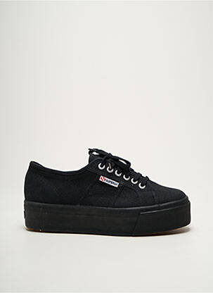 Baskets noir SUPERGA femme