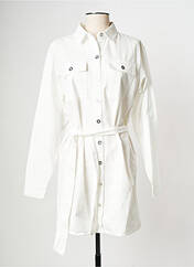 Robe courte blanc NA-KD pour femme seconde vue