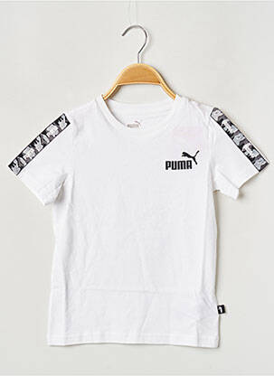 T-shirt blanc PUMA pour garçon