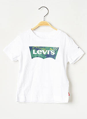 T-shirt col rond blanc LEVI'S garçon