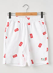 Short blanc FILA pour garçon seconde vue