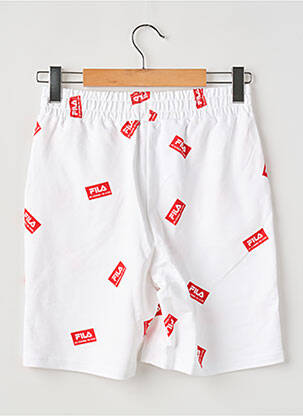 Short blanc FILA garçon