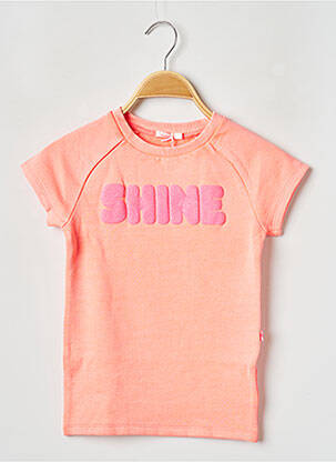 T-shirt col rond orange BILLIEBLUSH fille