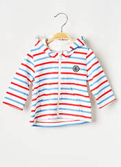 Sweat-shirt à capuche blanc PETIT BATEAU pour garçon seconde vue