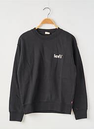 Sweat-shirt col rond noir LEVIS femme