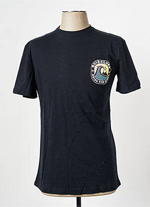T-shirt col rond noir QUIKSILVER homme