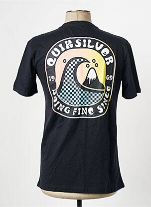 T-shirt col rond noir QUIKSILVER homme