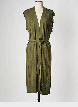 Gilet sans manche vert VILA pour femme