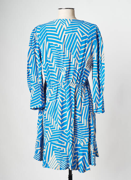 Robe courte bleu AN' GE pour femme
