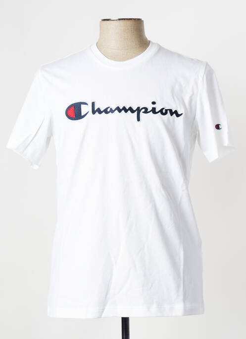 T-shirt blanc CHAMPION pour homme