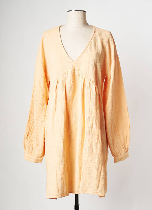 Robe courte orange VILA pour femme