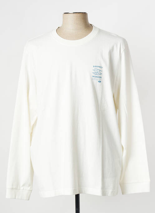 T-shirt blanc NUDIE JEANS CO pour homme