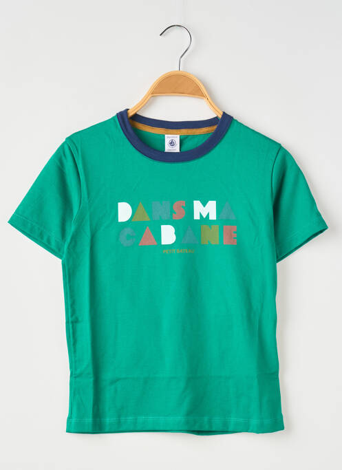 T-shirt vert PETIT BATEAU pour garçon