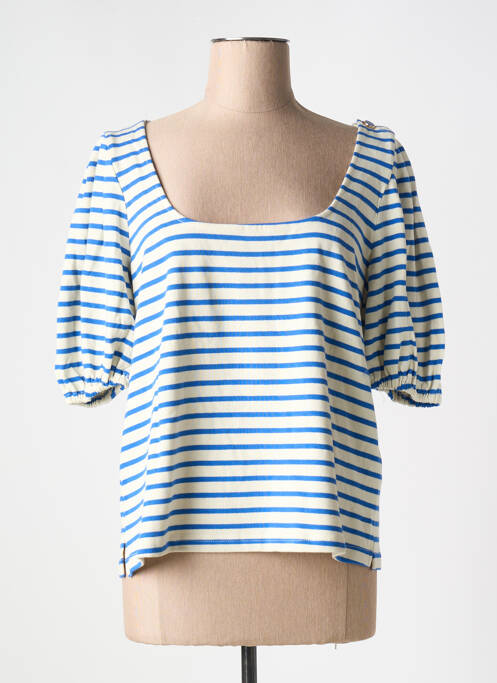 T-shirt bleu GRACE & MILA pour femme