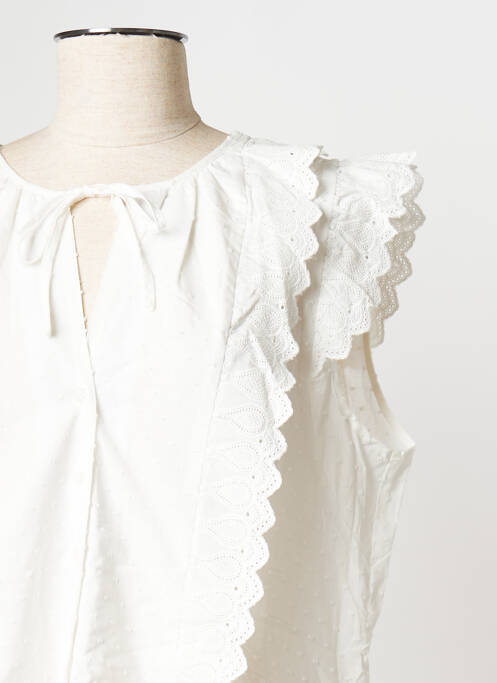 Robe courte blanc ATELIER REVE pour femme