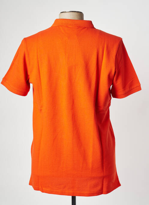 Polo orange KNOWLEDGE COTTON APPAREL pour homme