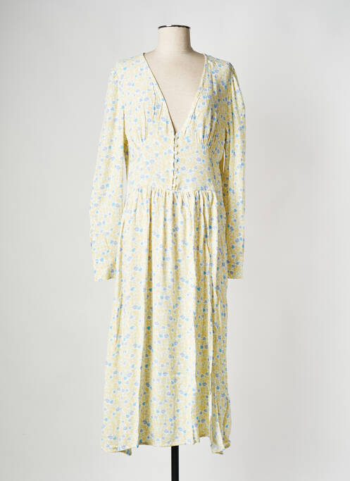 Robe mi-longue blanc NA-KD pour femme