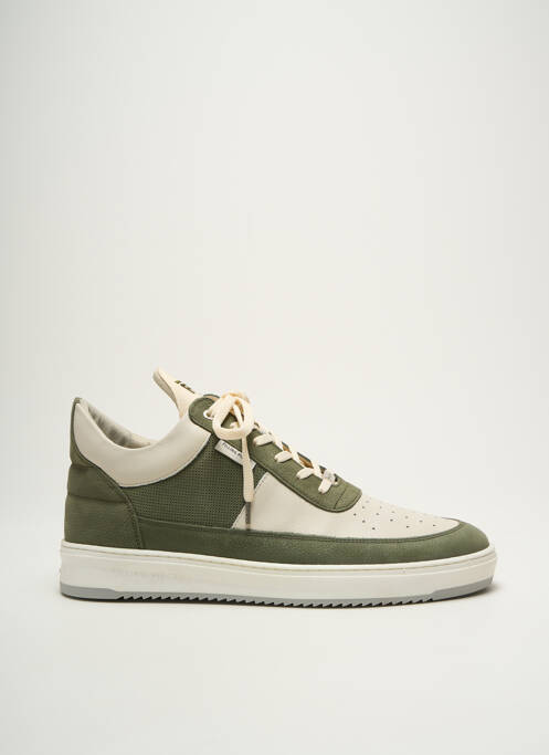 Baskets kaki FILLING PIECES pour homme