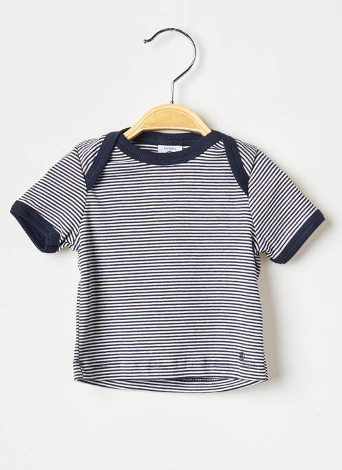 T-shirt noir PETIT BATEAU pour garçon