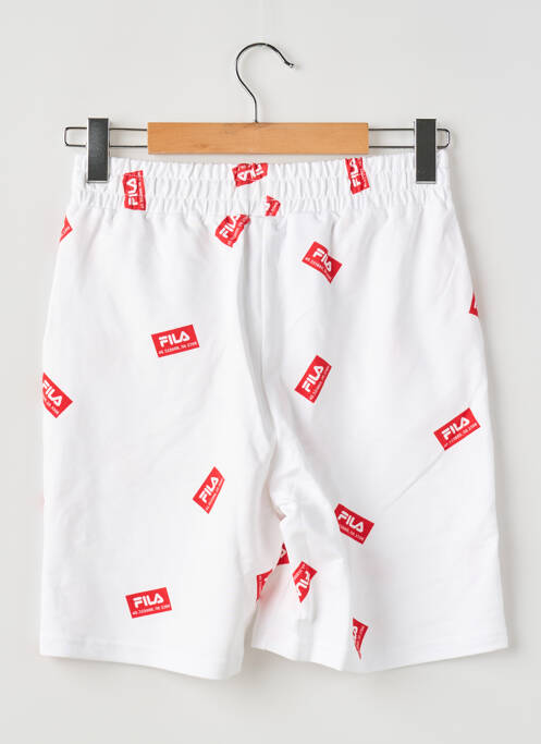 Short blanc FILA garçon