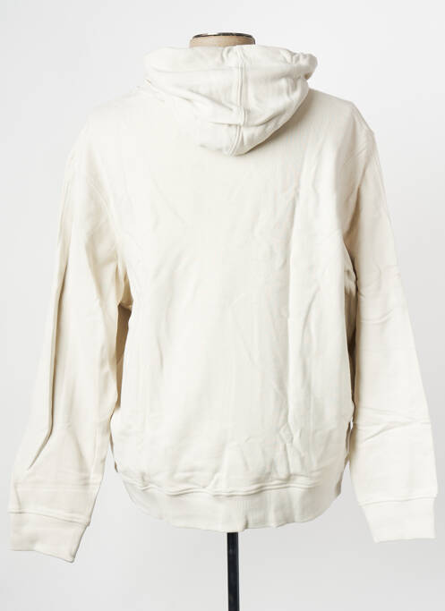 Sweat-shirt à capuche blanc CALVIN KLEIN pour homme