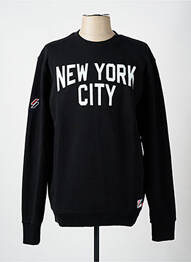 Sweat-shirt noir SUPERDRY homme