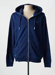 Sweat-shirt bleu SUPERDRY homme