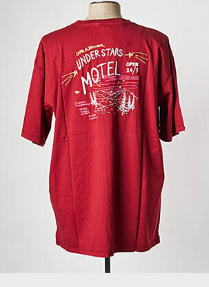 T-shirt col rond rouge MAISON LABICHE homme
