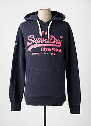 Sweat-shirt bleu SUPERDRY homme