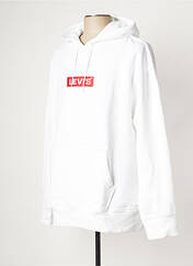 Sweat-shirt à capuche blanc LEVIS pour homme seconde vue
