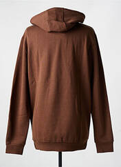 Sweat-shirt à capuche marron ELLESSE pour homme seconde vue