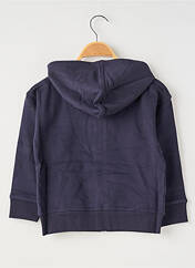 Sweat-shirt à capuche bleu PETIT BATEAU pour garçon seconde vue