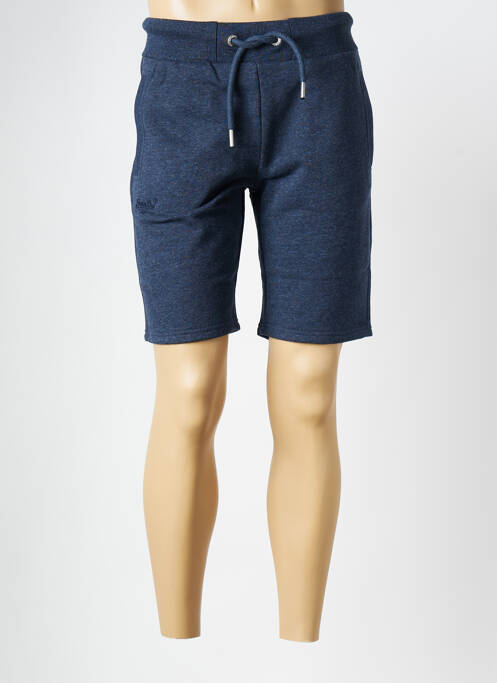 Short bleu SUPERDRY pour homme